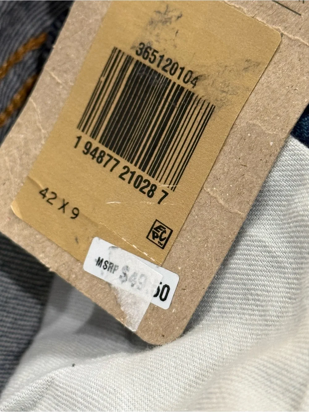 Levi’s 501 Original Men's Denim Shorts - Blue size 42x9